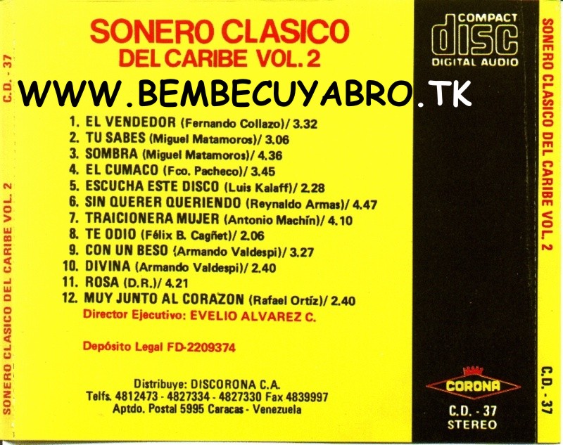 EL SONERO CLASICO DEL CARIBE - ADENTRO
