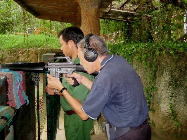 Firing M16