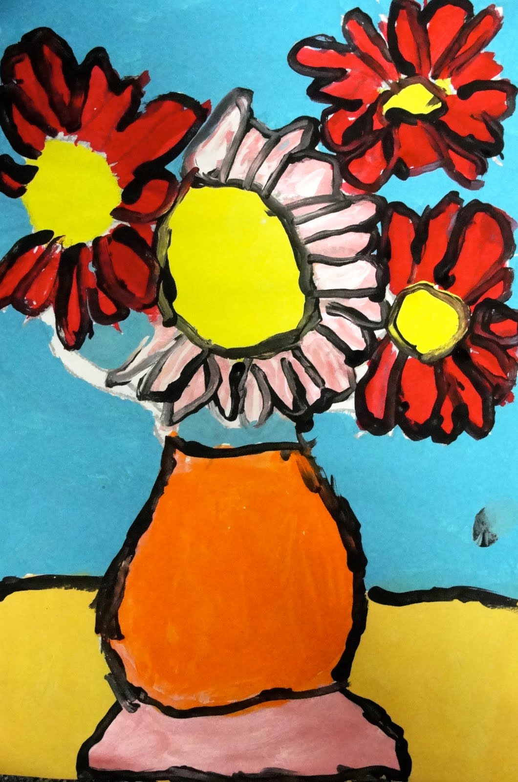 Van Gogh Sunflowers Art Lesson Deep Space Sparkle