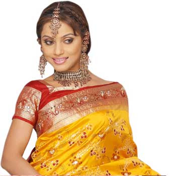 How much the bridal saree of South India must have undergone changes