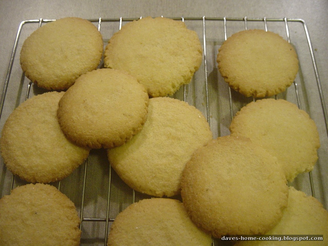 Dave's Home Cooking Lime and Ginger Cookies