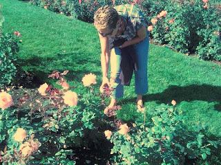 Roses and Linda a beautiful combination!