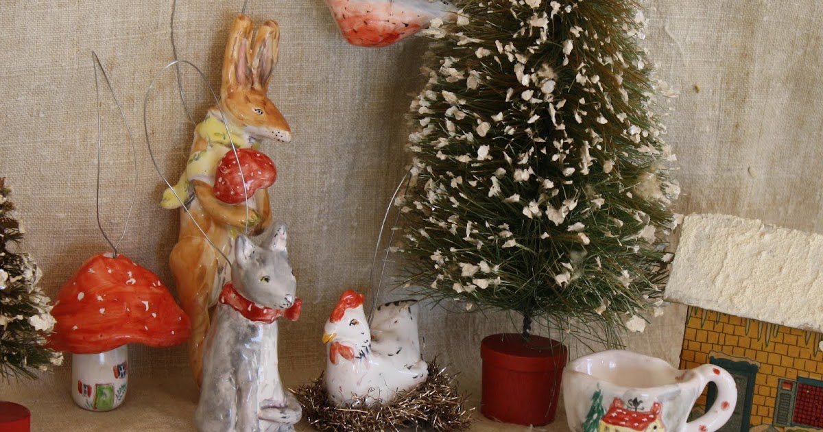 Julie Whitmore Pottery Christmas giveaway, ornament starter set.