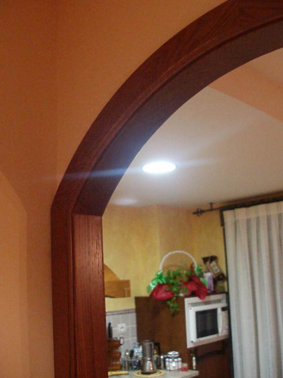 Arco de paso en madera de roble - Muebles Cansado (Zaragoza