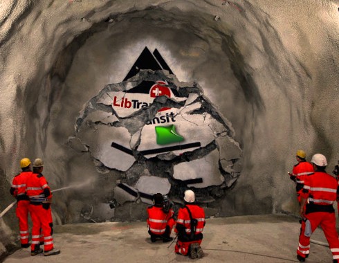 Tripolis-Untergrund: Durchstich am Botschafts-Tunnel Tripolis-Untergrund: Durchstich am Botschafts-Tunnel