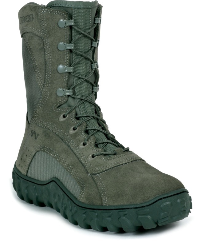sage green boots