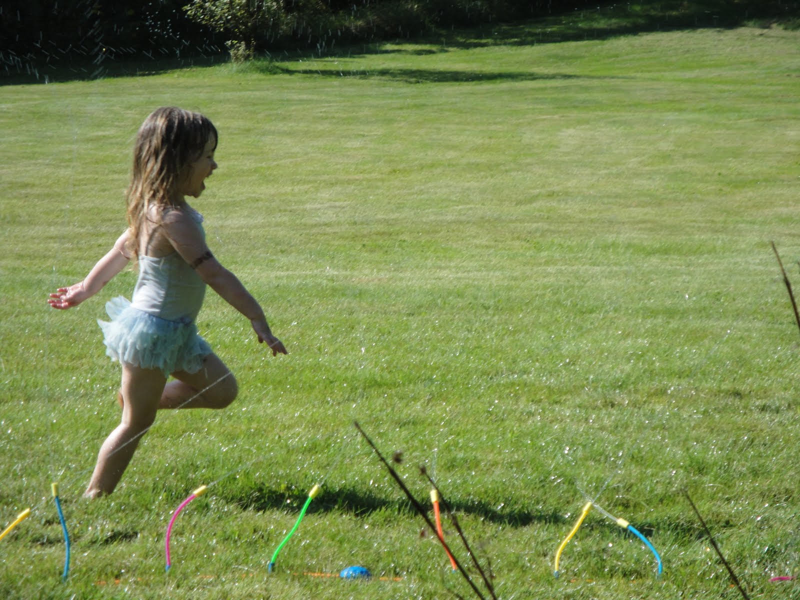 Lutsey Family Sprinkler Fun