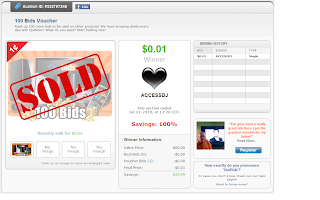 Quibids review bid voucher