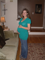 Moira at 32 weeks pregnant.