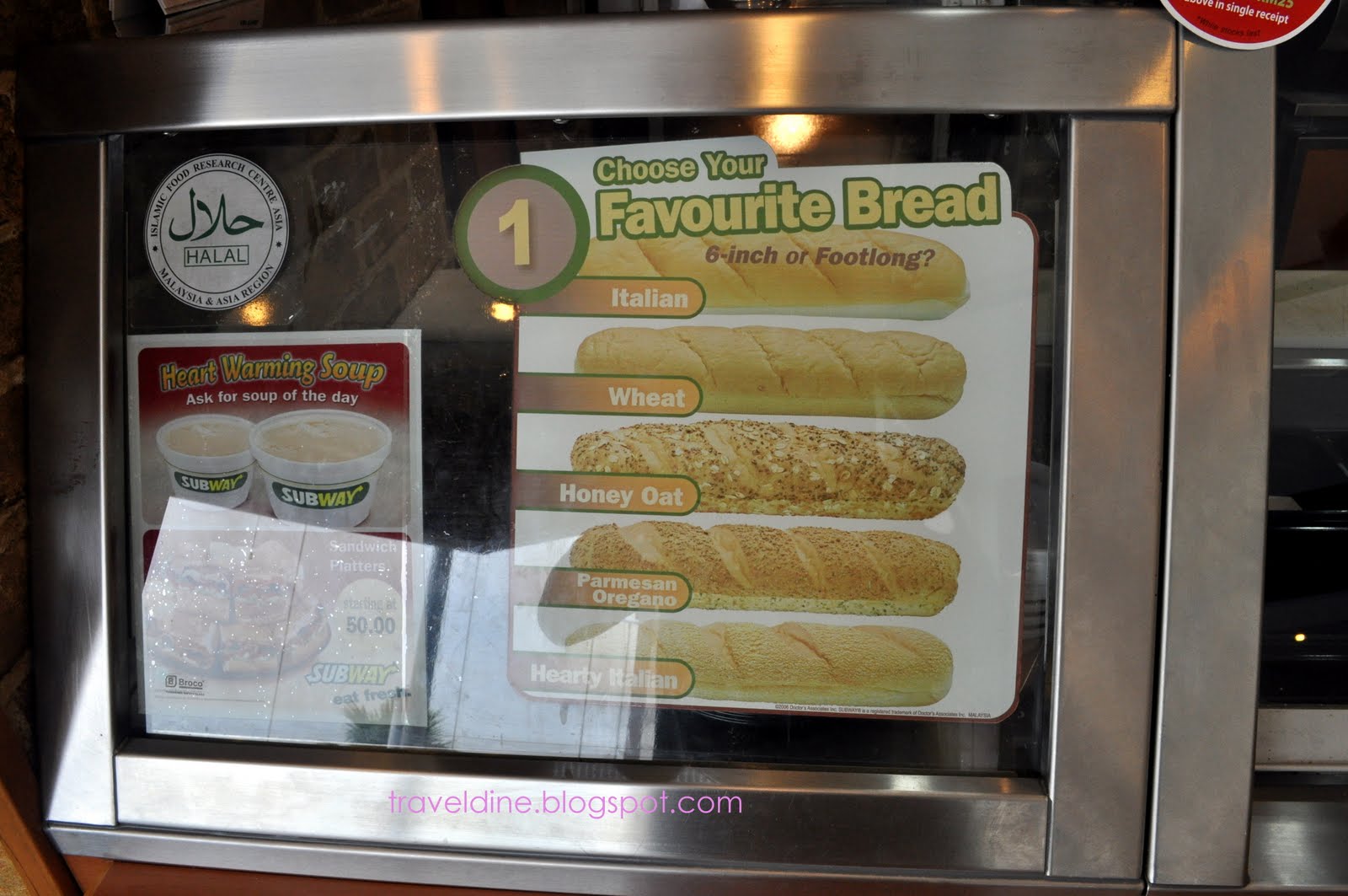 Travel and Dining Experience Subway Restaurant Wangsa Walk Mall