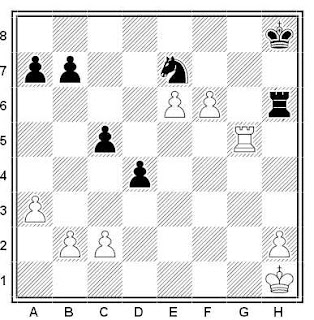 Problema ejercicio de ajedrez número 539: Skuratov - Svedchikov (URSS, 1972)