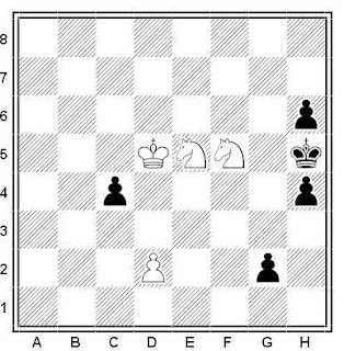 Problema ejercicio de ajedrez número 545: Estudio de C. Behting (1906)