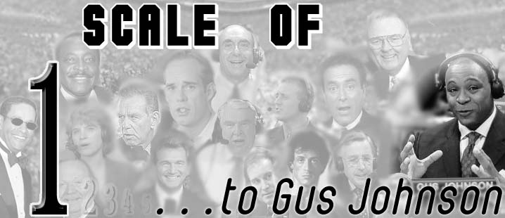 Scale of One to Gus Johnson