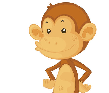 Cute Monkeys Cartoon