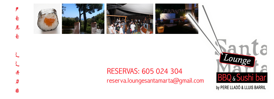 BBQ & Sushi Bar | Restaurante Lounge Santa Marta | Cabrera de Mar