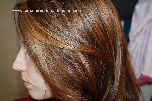 Black Hair Styles: Dark red hair highlights
