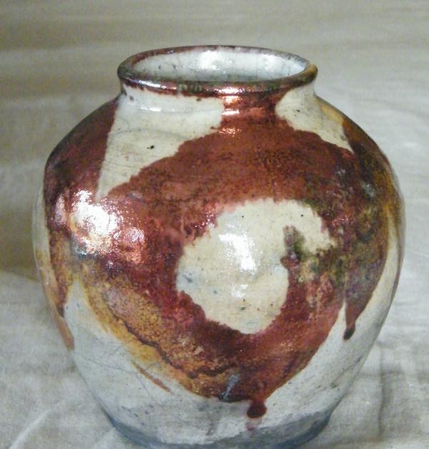 Peter's Pottery firing the wood fired raku kiln video