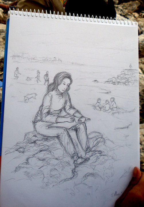 Sketsa Pantai