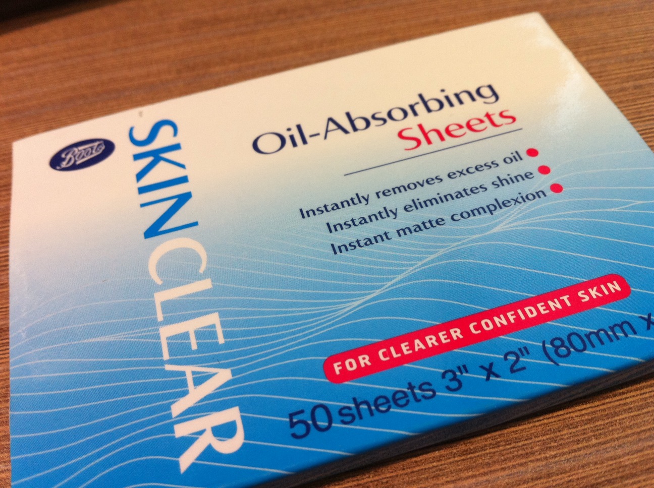 Currently loving Boots Clear Skin Oil Absorbing Sheets