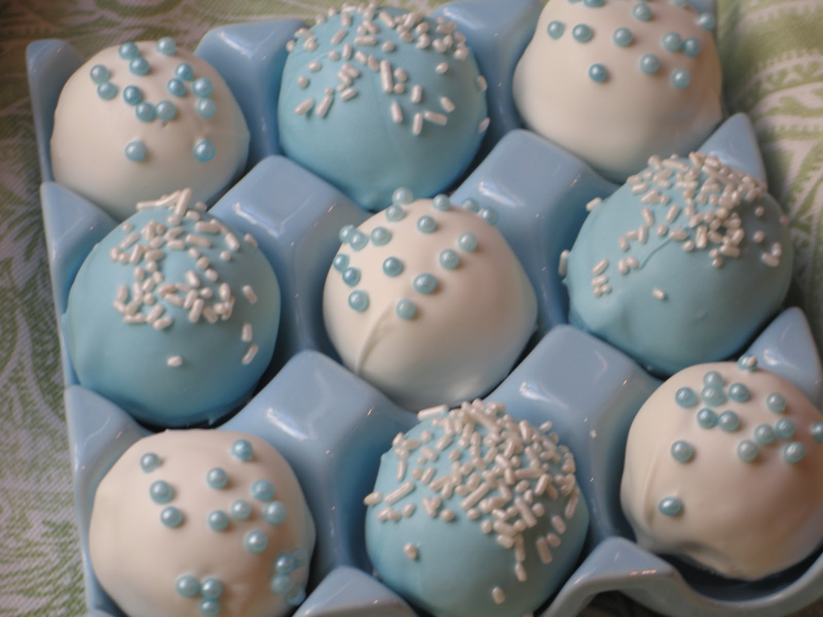 The Blackberry Vine Baby Shower Cake Balls