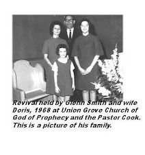 Pastor Cook, Union Grove COGOP, MS. 1969