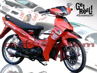 Modifikasi motor bebek JDM STYLE title=