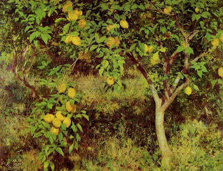 The Lemon Tree, de Henry Tuke Henry Tuke The Lemon Tree pintura painter