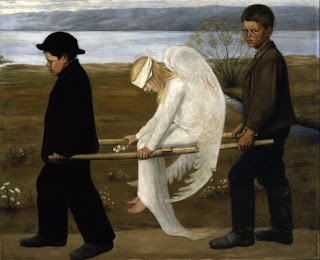 The Wounded Angel de Hugo Simberg The Wounded Angel Hugo Simberg simbolism art Finnish painter