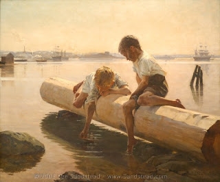 The Little Boat de Albert Edelfelt The Little Boat Albert Edelfelt Finnish painter pintura