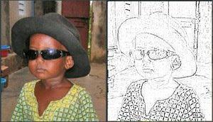 JavaScript image effects: Edge detection