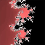 Mandelbrot zoom sequence, image 2