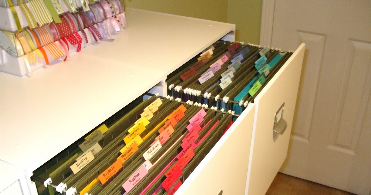 CRAFTY STORAGE Cardstock Storage