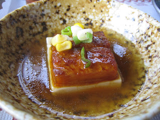 eel on tofu eel on tofu