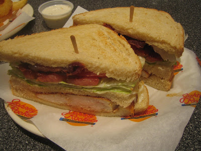 Johnny Rockets - grilled chicken club sandwich Johnny Rockets - grilled chicken club sandwich