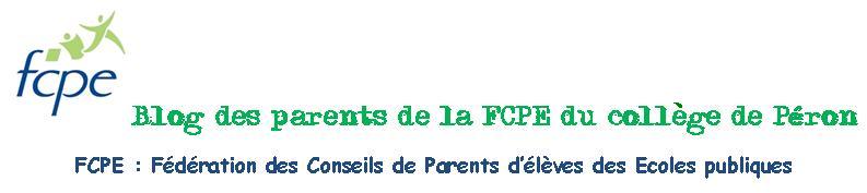 Blog des parents d'élèves FCPE du Collège de Péron