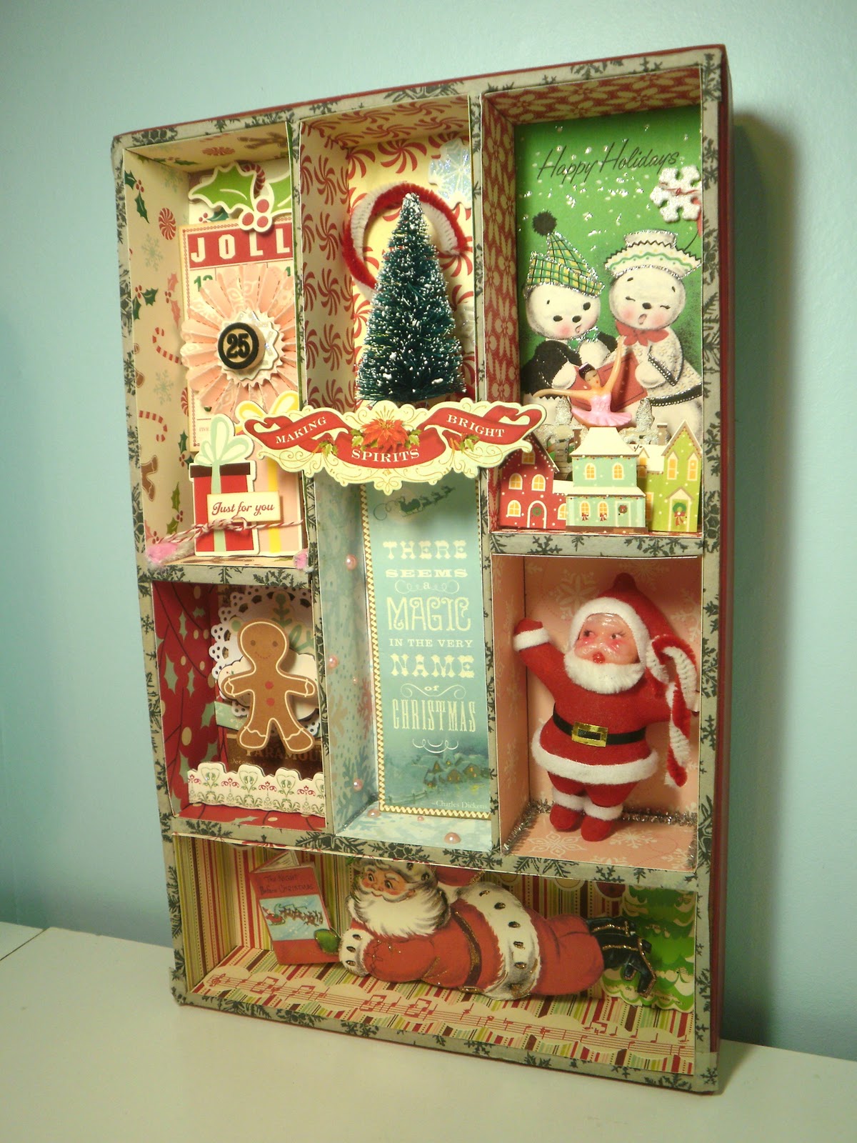 Two Crazy Crafters: Christmas Shadow Box