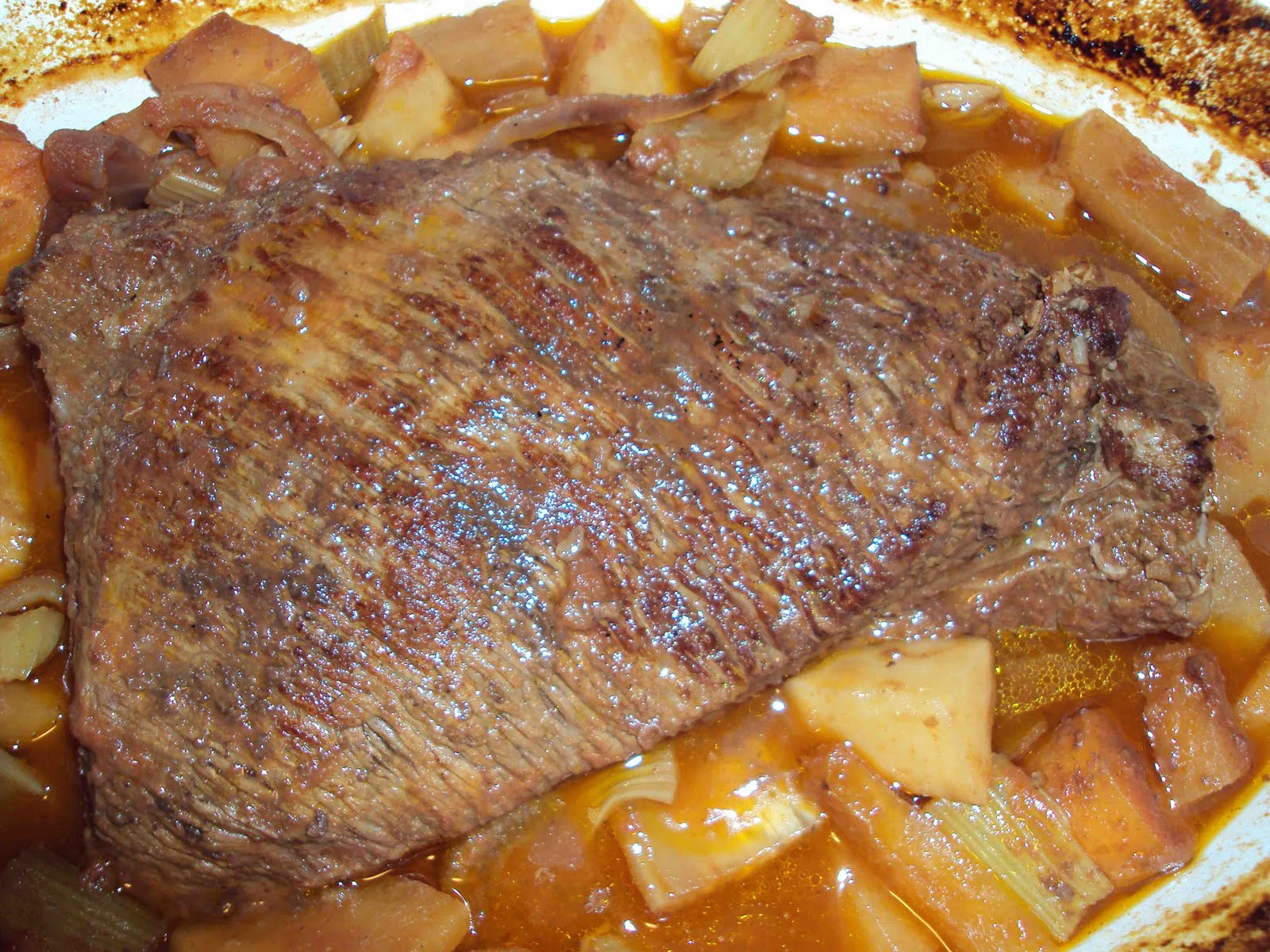 Traditional Jewish Brisket Paleo Style