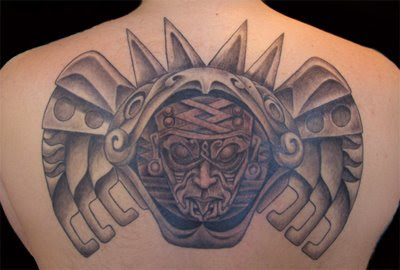 Aztec tattoo
