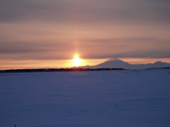 Late winter sundown