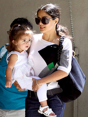 salma hayek husband and daughter. Salma Hayek and that rich