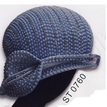 beaded church hats
