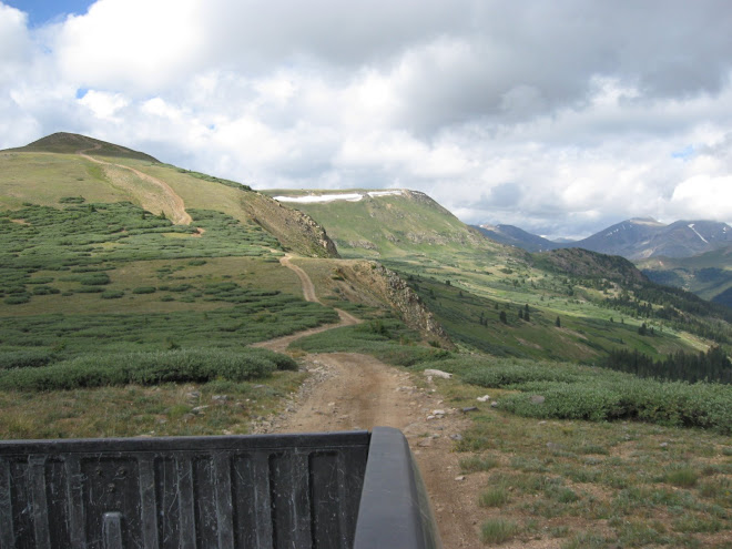 driving through the mountains.....