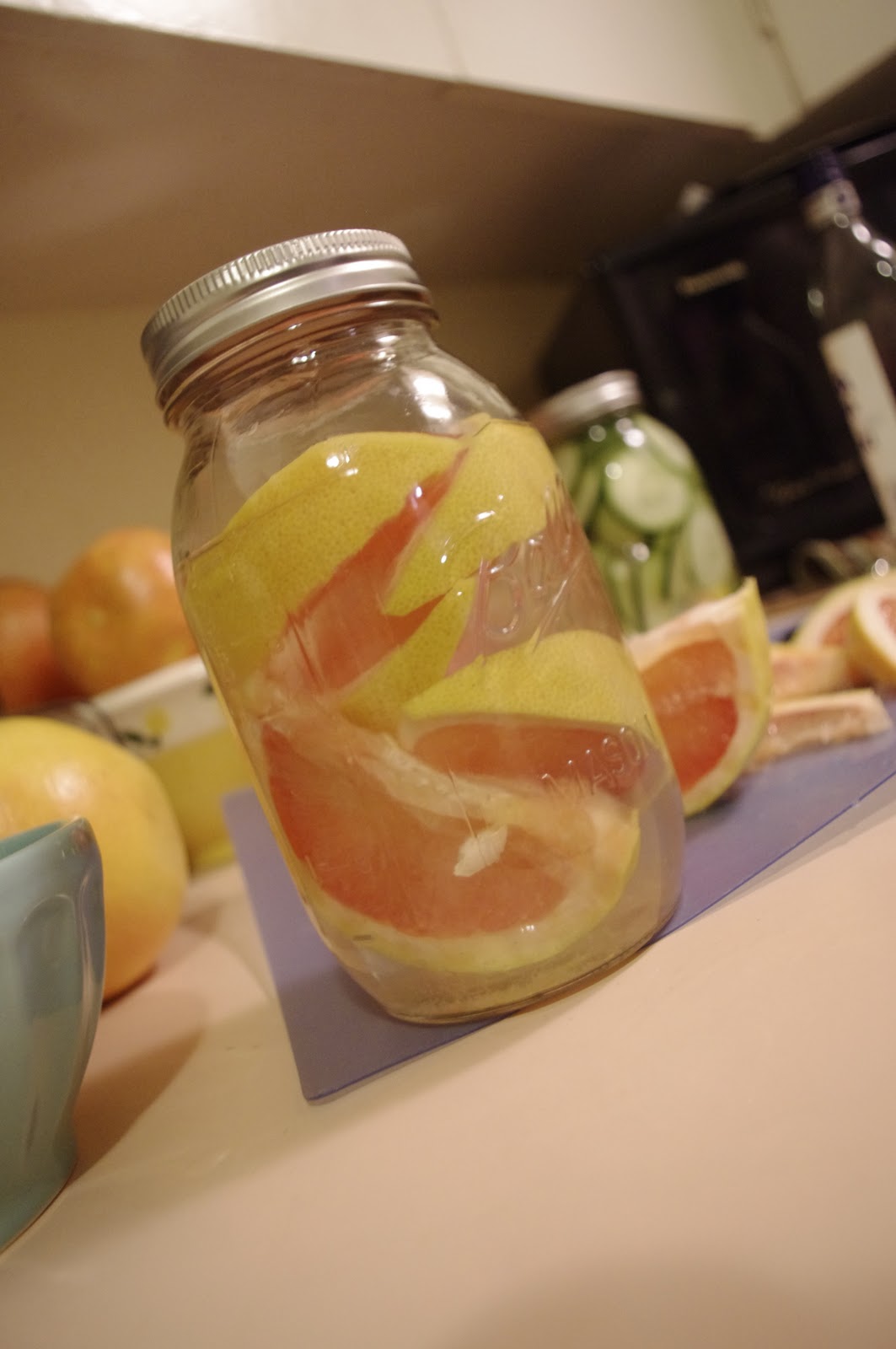 happy hour honeys DIY Pink Grapefruit Infused Vodka