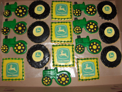 Happy Birthday, John Deere! These John Deere themed cookies were created for Happy Birthday, John Deere! These John Deere themed cookies were created for