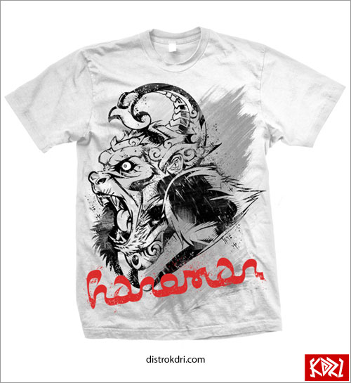 distro kdri olah oleh indonesia hanoman kode kaos 068 distro kdri olah oleh indonesia hanoman kode kaos 068