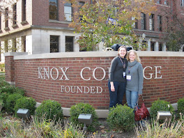 Kelsey and Agnes at Knox College