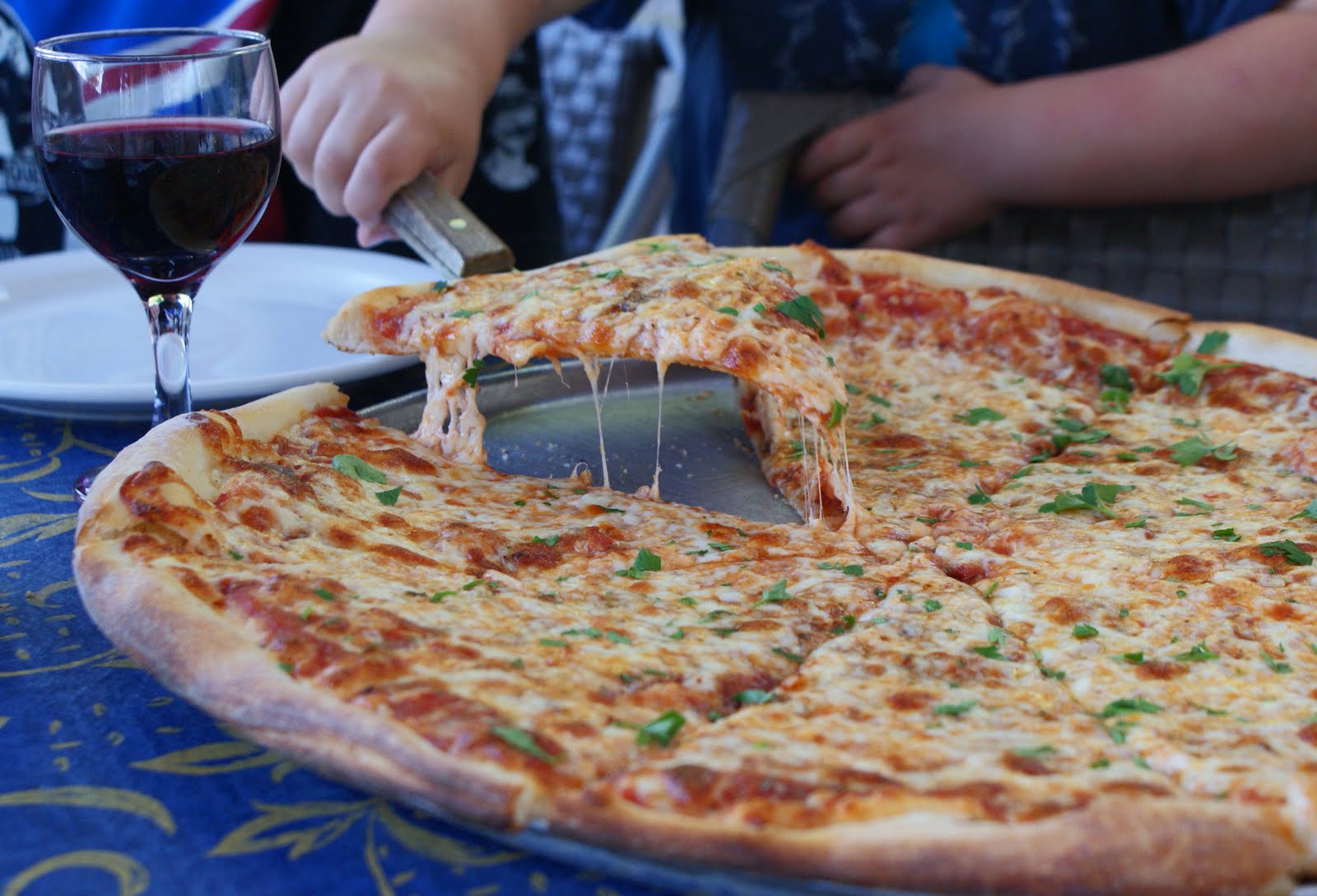 Tony's Pizza and Culina in Edmonton Dinner With Julie