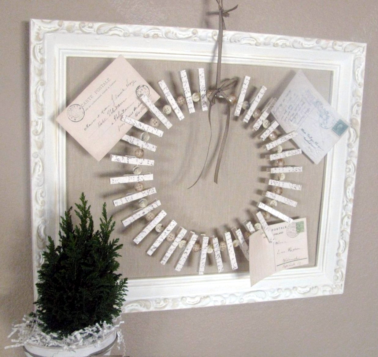 Christmas Card Holder Wreath Fabulous ideas all what WE like