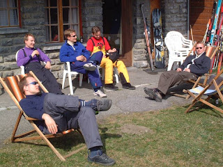IRS employees enjoying a break from audits