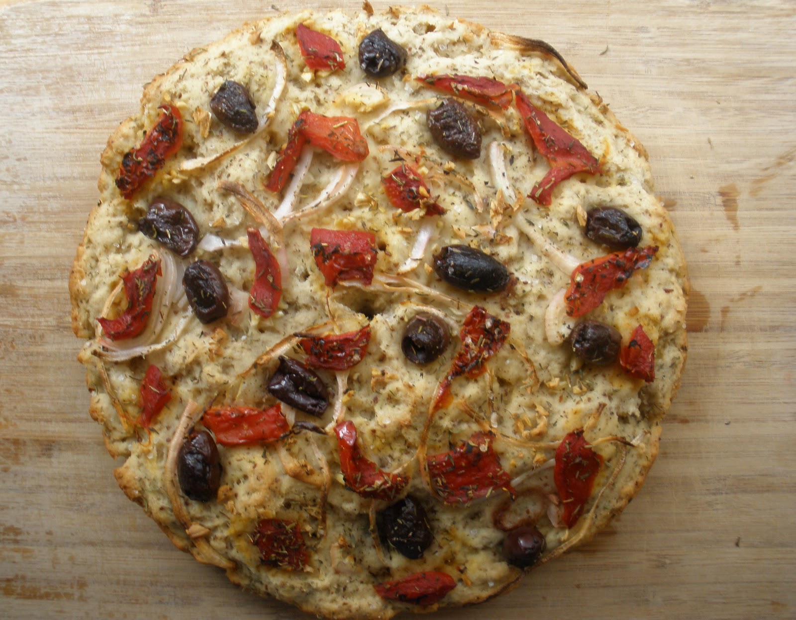 The Gluten Free Vegan Gourmet Herbed Focaccia Bread
